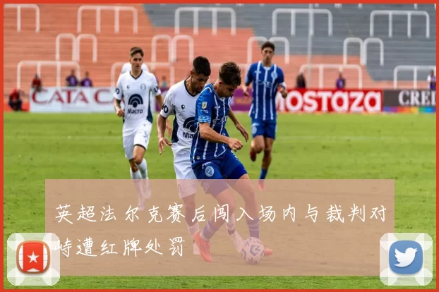 英超法尔克赛后闯入场内与裁判对峙遭红牌处罚